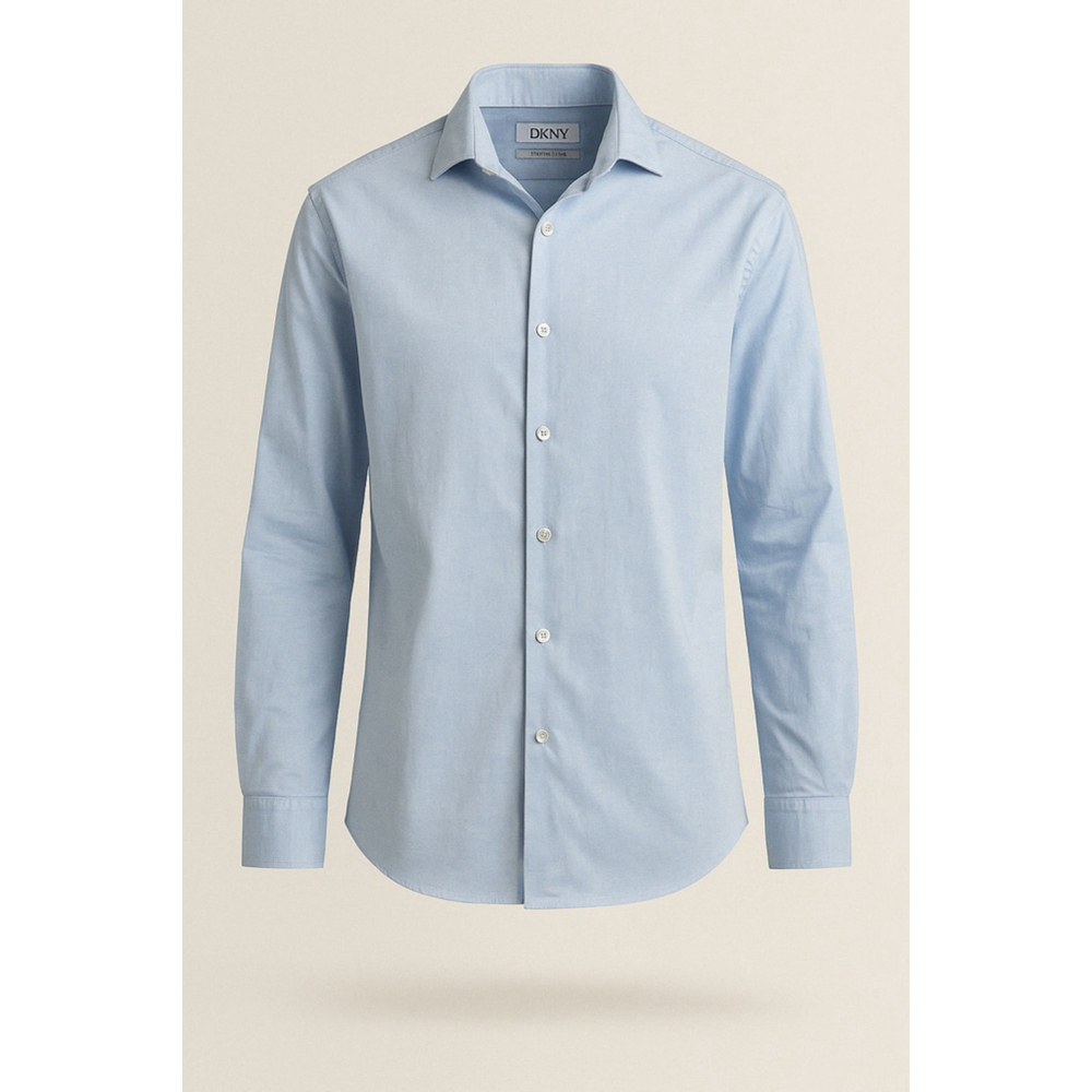Men's DKNY Dress Shirt Size 14 1/2 32/33 Blue